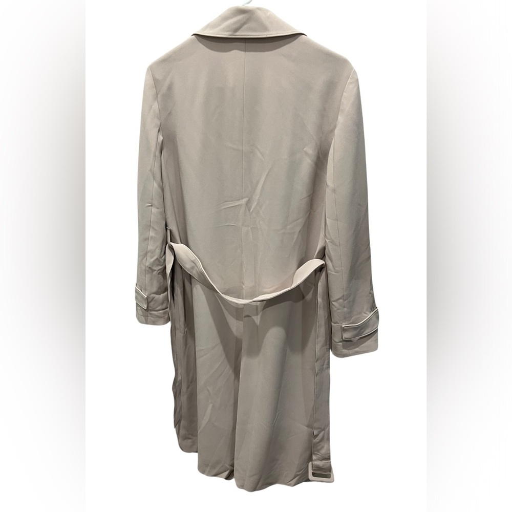 Theory trench coat , off white towards light tan